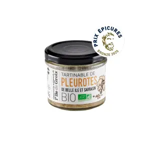 Tartinable de pleurotes et sarrasin Groix nature 90 gr Tartinable de pleurotes et sarrasin Groix nature 90 gr