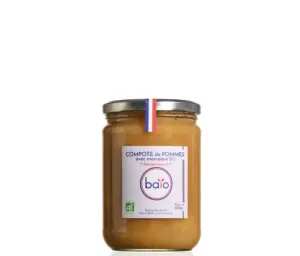 Compote de pommes avec morceaux Baio bio 500 g Compote de pommes avec morceaux Baio bio 500 g