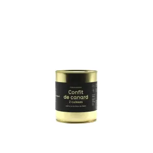 Confit de canard 2 cuisses maison argaud 740 g Confit de canard 2 cuisses maison argaud 740 g
