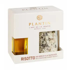 risotto cepes et huile de truffe d'été plantin risotto cepes et huile de truffe d'été plantin